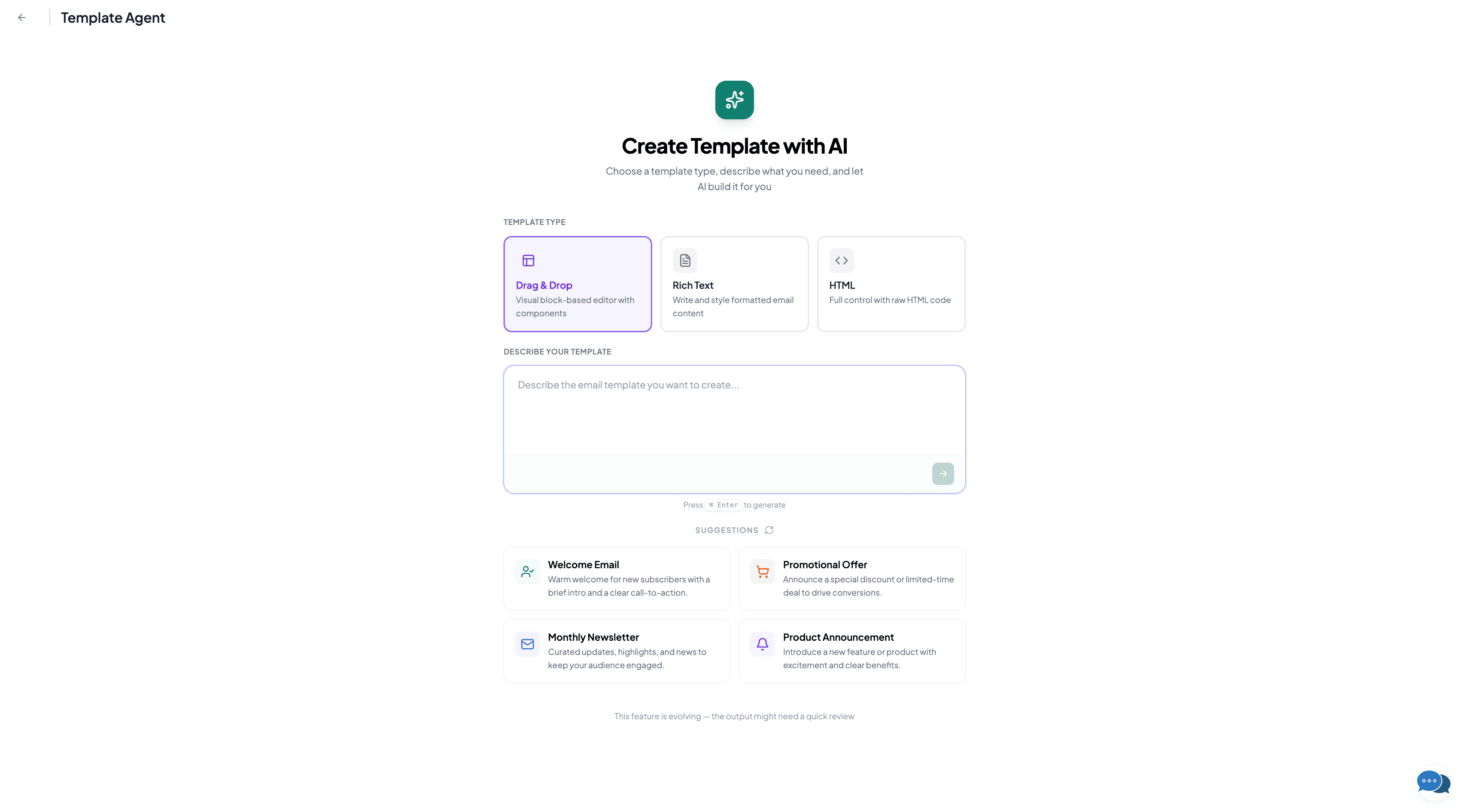 AI Template Builder