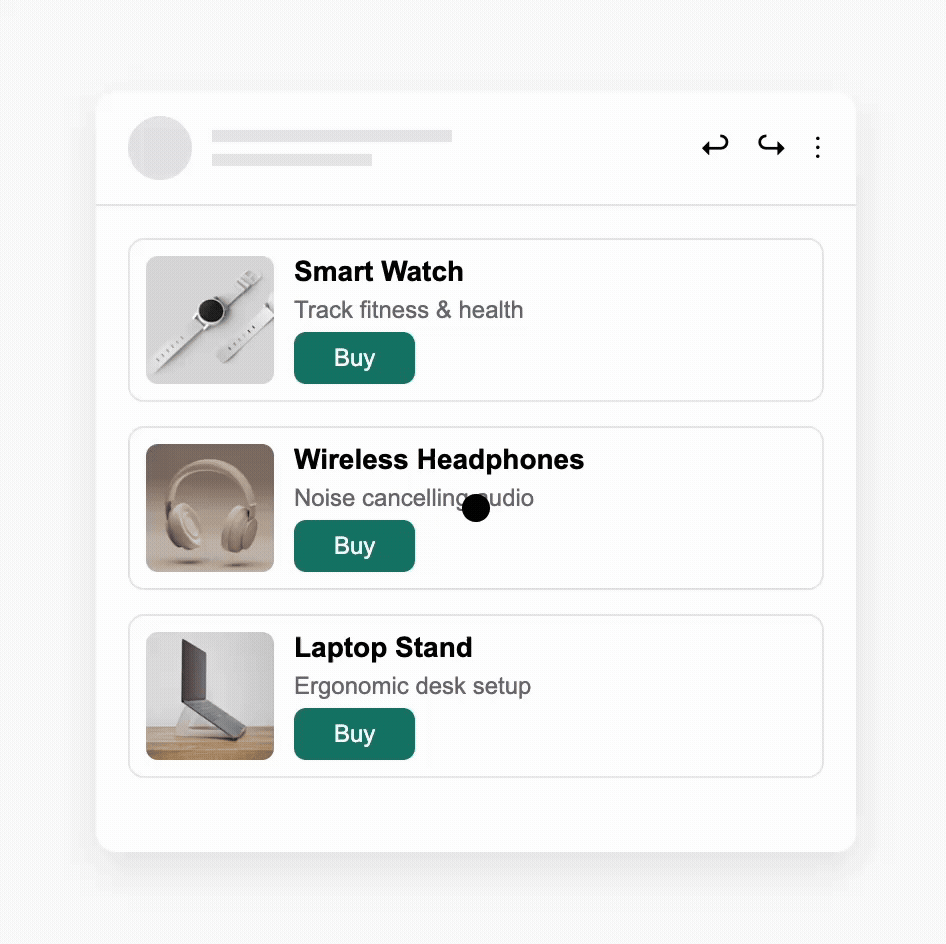 Product catalog